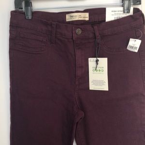 Gap Plum Color Stretch Skinny Jean Leggings - 30R